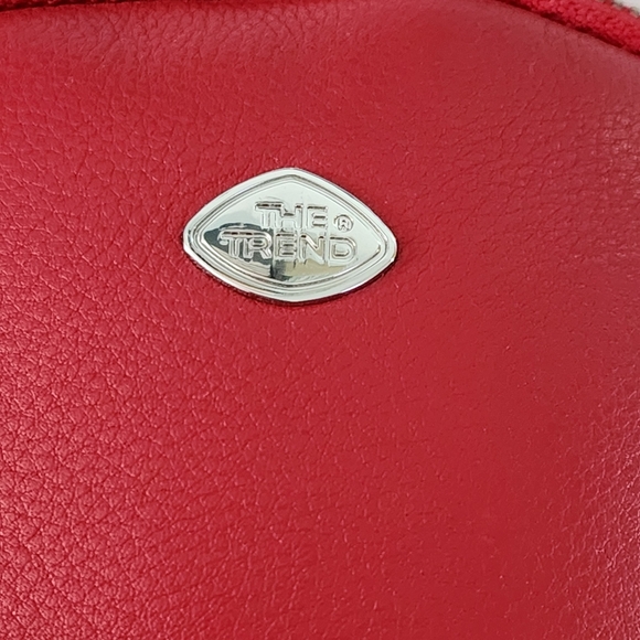 THE TREND Mini leather backpack with double compartment red - Picture 8 of 16